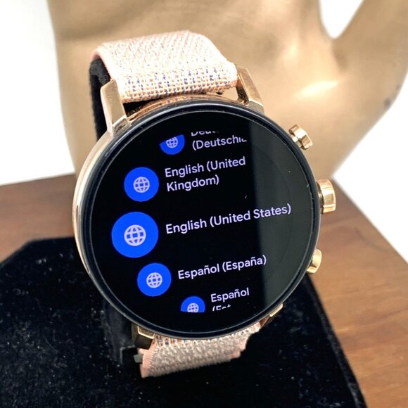 Movado Women's Watch 3660025 Connect 2.0 Rose Gold Pink Nylon Strap 40mm - Picture 12 of 13